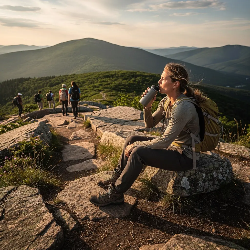 Старый маяк на фоне заката, освещающий побережье парка.